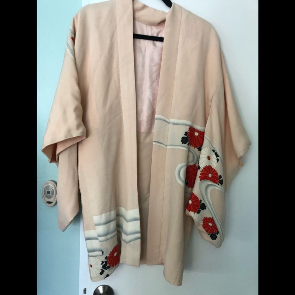Vintage Kimono Robe Coverup Wrap
